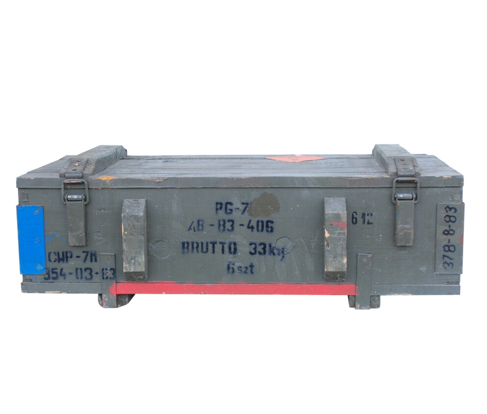 transport chest box for PG-7 missiles