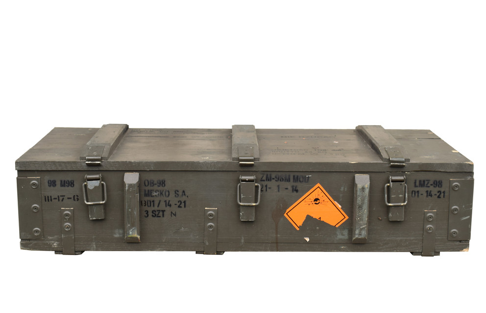 Skrzynia wojskowa transportowa 50L 100cm ZM-98M