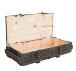 Military wooden chest box ZU23