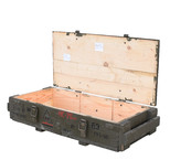 Military wooden chest box ZU23