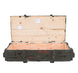 Military wooden chest box ZU23