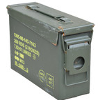 Small hermetic metal chest box H0