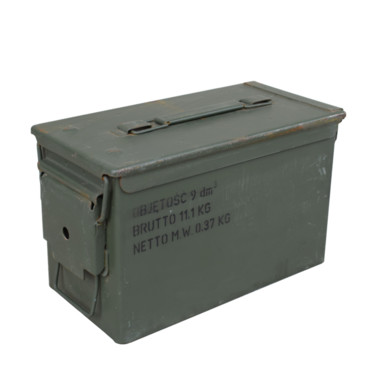 Small hermetic metal chest box H1