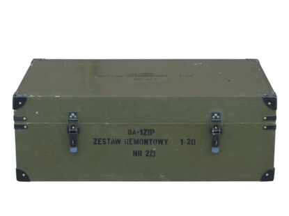 solid military box chest with fittings DA-1ZIP rem